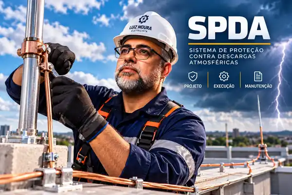 Serviço de SPDA e aterramento